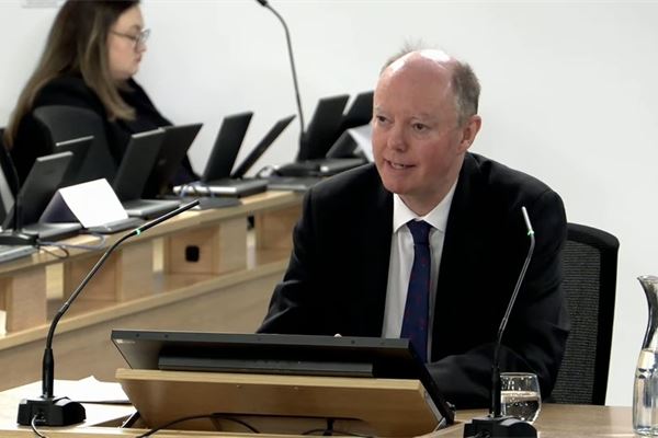 Covid Inquiry: Government wasn’t ‘electrified’ by threat from virus, Whitty says