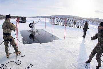 A cold bath for civil service training
