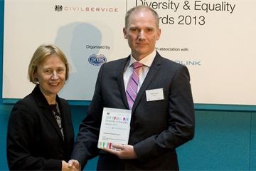 How one civil servant saw beyond blindness – and scooped an award for helping others
