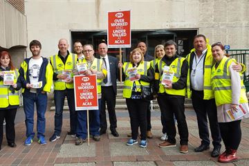 ACAS staff strike over workloads and downgrades