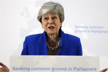 May sets out government’s revised Brexit plan with offer on second referendum vote