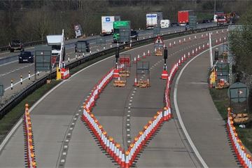 Government spent £200k putting cones on the M20 for Brexit day - and removed them a day later