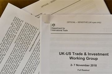 Is the UK on track to agree a post-Brexit US trade deal? What leaked papers tell us