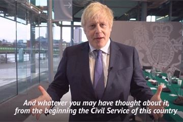 Sedwill and Johnson praise civil service for 'fantastic job' getting Brexit done