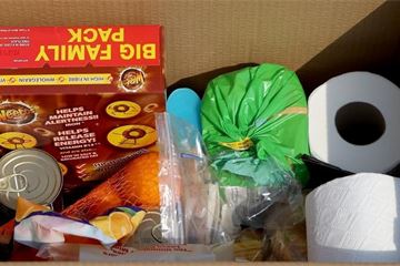 First MHCLG food parcels delivered to vulnerable people