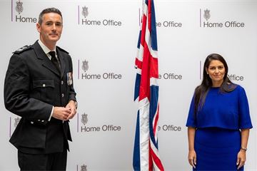 RAF plane conducts surveillance in the English Channel as Priti Patel calls for military help to stop migrants