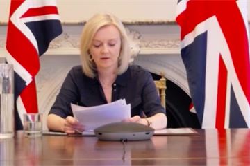 Truss vows 'Britain shaped' trade deals must boost levelling-up agenda