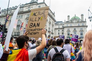Cabinet Office to set up conversion-therapy support helpline