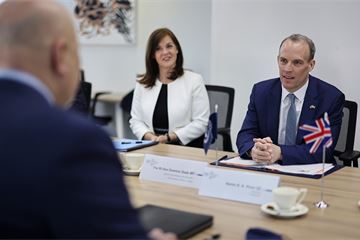 Raab pledges support for ICC probe into Russian war crimes