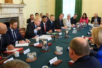 As the PM resigns, which ministers are left in each department?