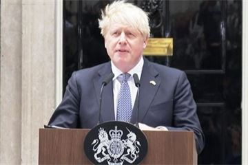 Boris Johnson thanks ‘peerless’ civil service in resignation speech