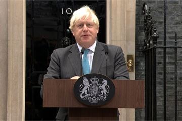 Johnson praises 'fantastic' No.10 staff in final speech as PM