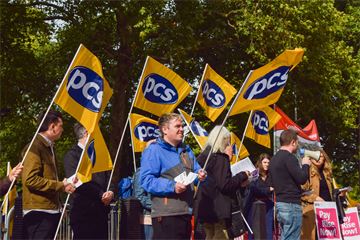 Civil servants at three departments to strike from mid-December