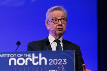 Gove mangles Places for Growth figures in speech gaffe