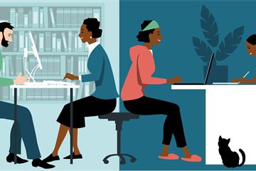 Hybrid working more common among public servants than in private sector