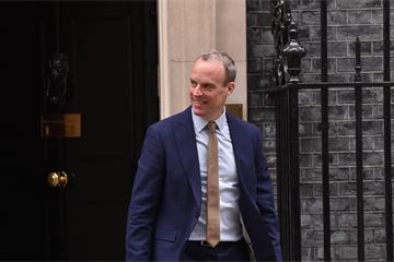 Dominic Raab pledges to resign if bullying complaint is upheld