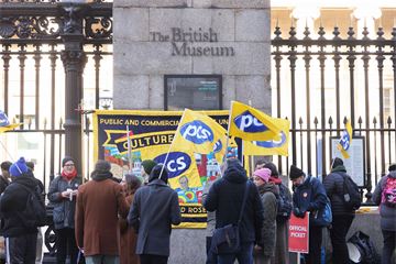 PCS announces British Museum strikes after 'deeply insulting' refusal to pay £1,500 lump sum