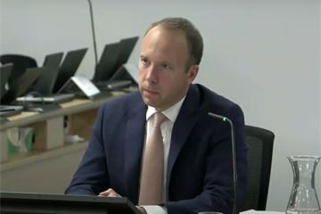 Government pandemic planning doctrine was 'wrong', Hancock tells Covid Inquiry
