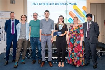 ONS team wins stats prize for 'considerable' improvements to local data