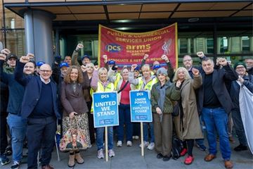 MyCSP ‘megapicket': Union bosses and MPs rally behind PCS recognition campaign