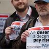 Union berates government for silence over 10% pay demand