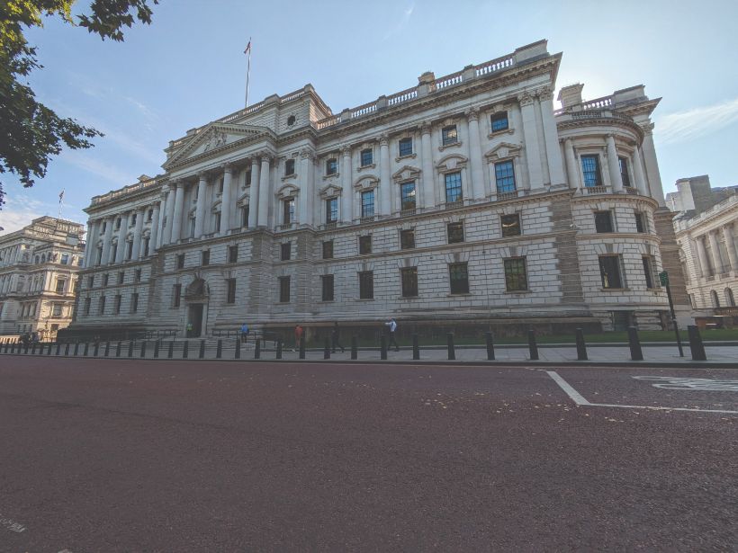 GOGGS today, the 1 Horse Guards Road entrance