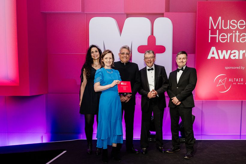 The National Archives team with the award