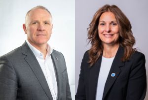 Headshots of David Clark and Antonella Tomaro