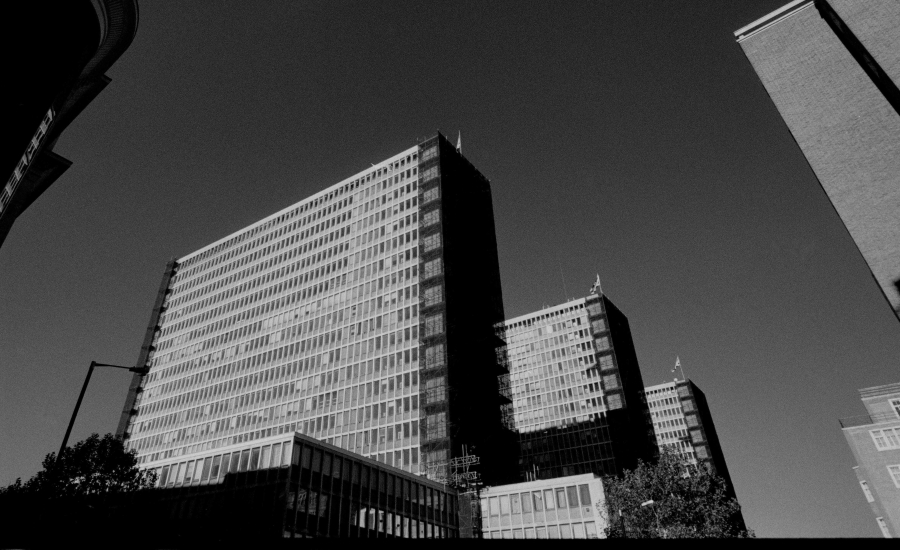 The now-demolished Marsham Towers 
