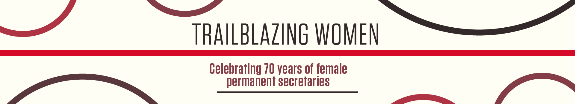 CSW Trailblazing Women - celebrating 70 years of female permanent secretaries 